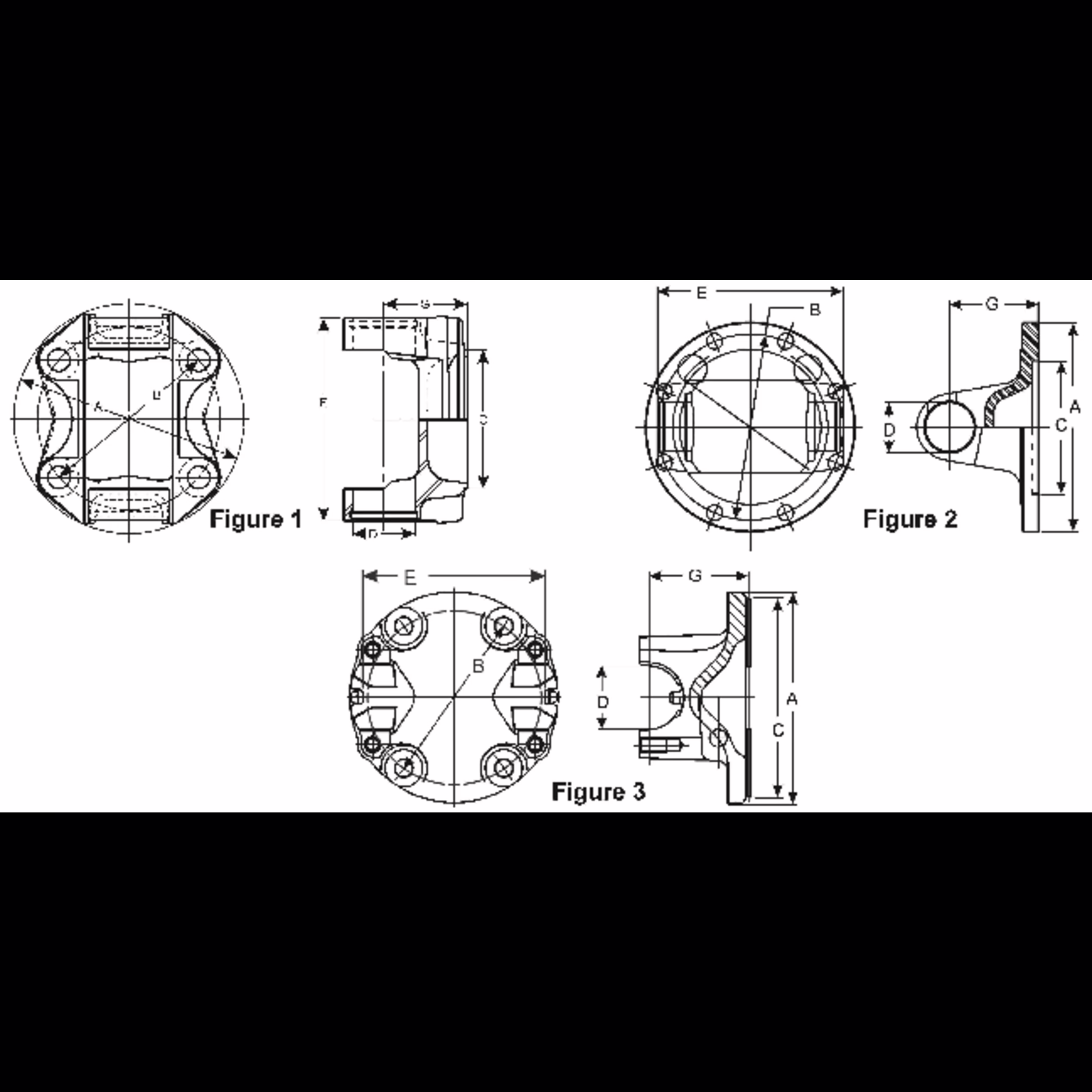 Dana 2-2-1379 Full Round Flange Yoke